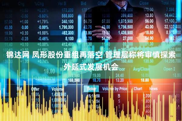 锦达网 凤形股份重组再落空 管理层称将审慎探索外延式发展机会